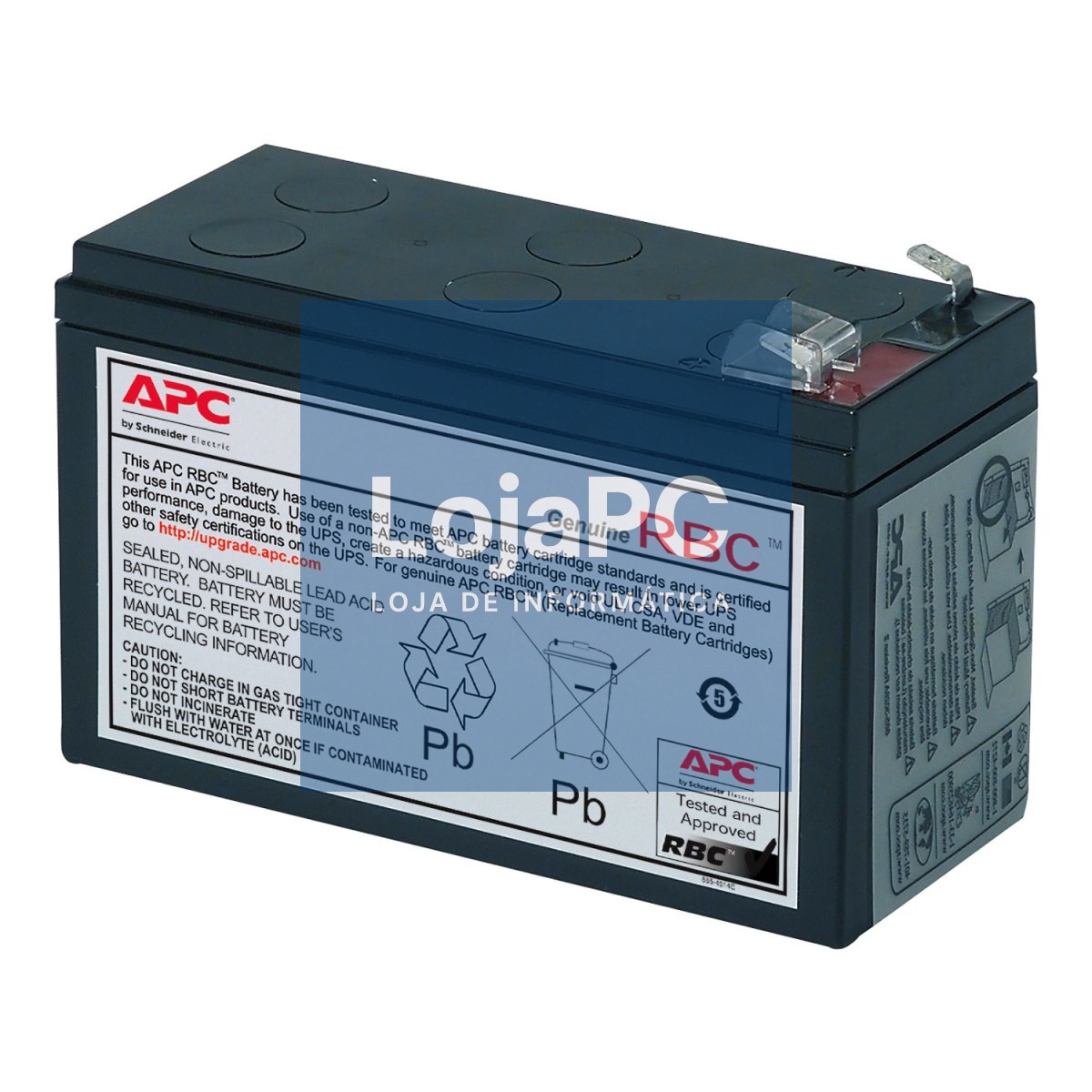 APC Replacement Battery Cartridge 2 UPS battery 1 x battery lead acid Black