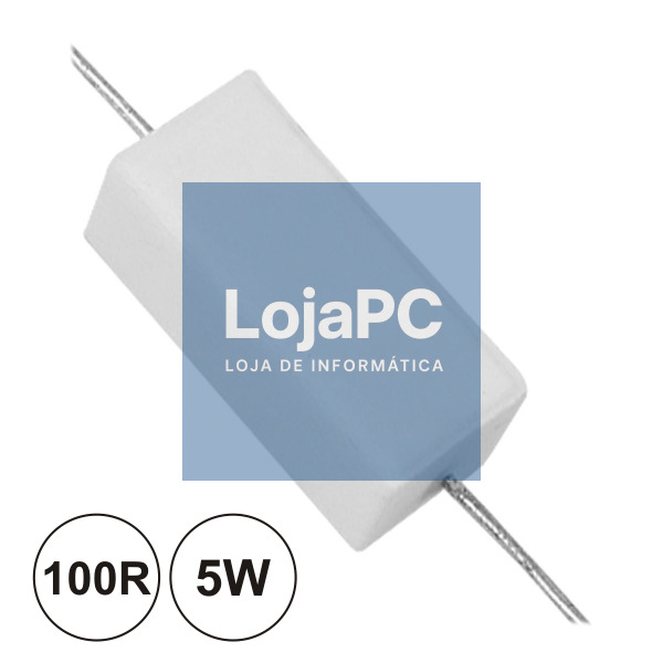 RESISTÊNCIA BOBINADA 100R 5W
