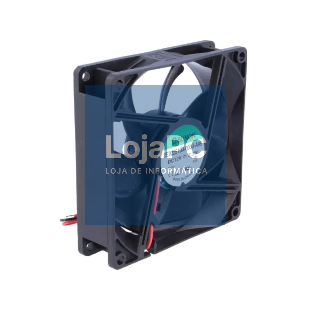 Ventoinha 12VDC 92x92x25mm 2 Fios EE92251BX-000U-A99 SUNON