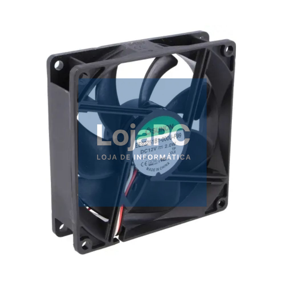 Ventoinha 12VDC 92x92x25mm 3 Fios EE92251B1-000U-F99 SUNON