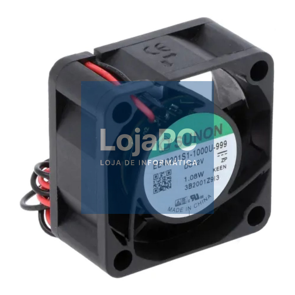Ventoinha 12VDC 40x40x20mm 2 Fios EE40201S1-1000U-999 SUNON