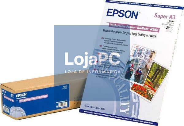 EPSON S041352 Matte paper watercolour inkjet 190g/m2 A3+ 20 sheets 1-pack