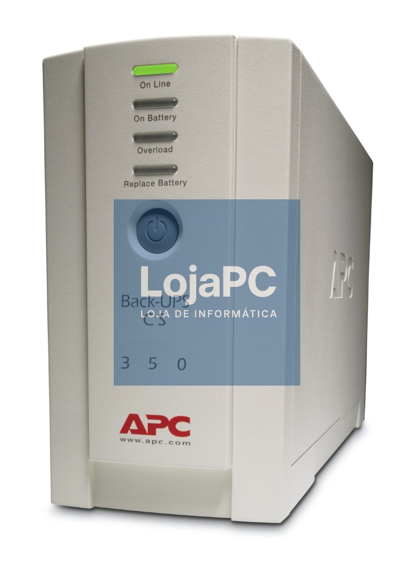 APC Back-UPS CS 350 UPS AC 230V 210Watt 350VA RS-232 USB output connectors 4 beige