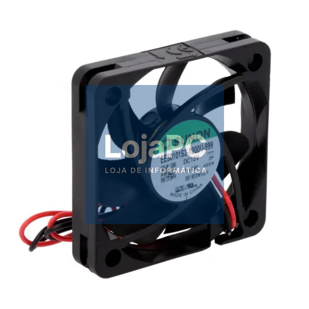 Ventoinha 12VDC 50x50x10mm 2 Fios EE50101S2-1000U-999 SUNON