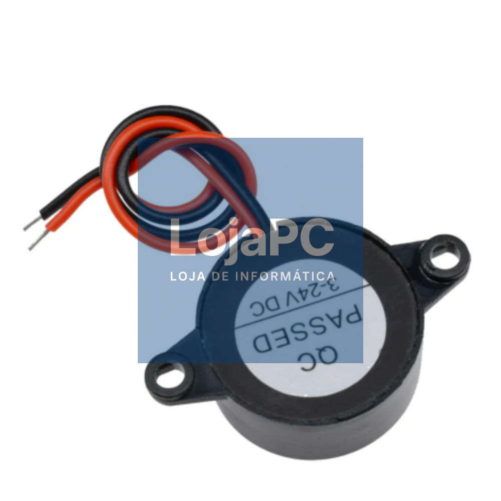 Besouro Piezoelétrico 3-20VDC 15mA