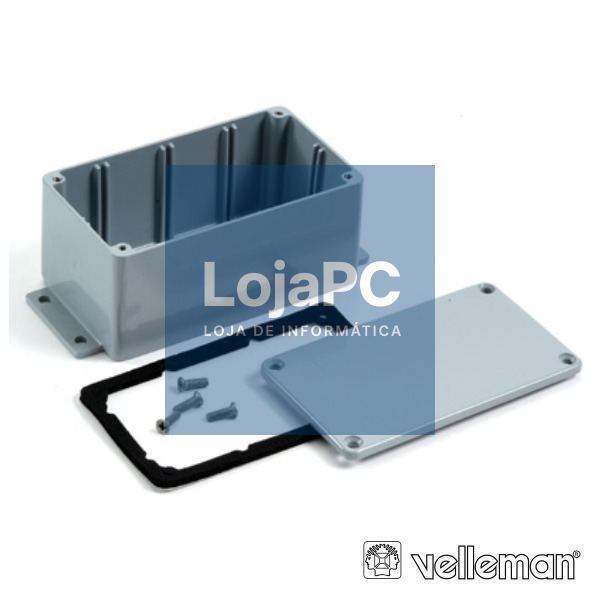 CAIXA SELADA ABS CINZA ESCURO 171x121x55MM