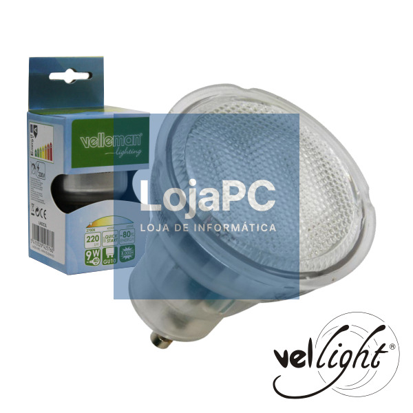 LÂMPADA GU10 9W=45W 230V ECO 220LM 2700K