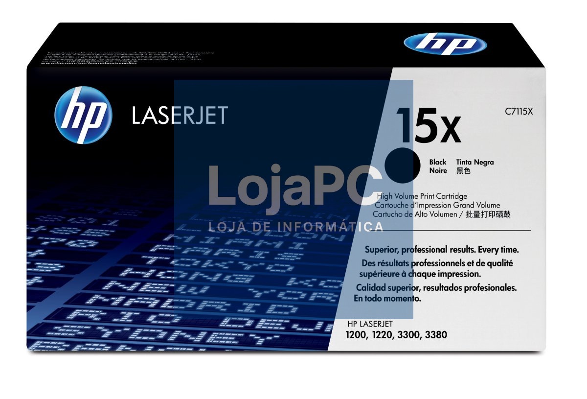 HP 15X original LaserJet Toner cartridge C7115X black high capacity 3.500 pages 1-pack