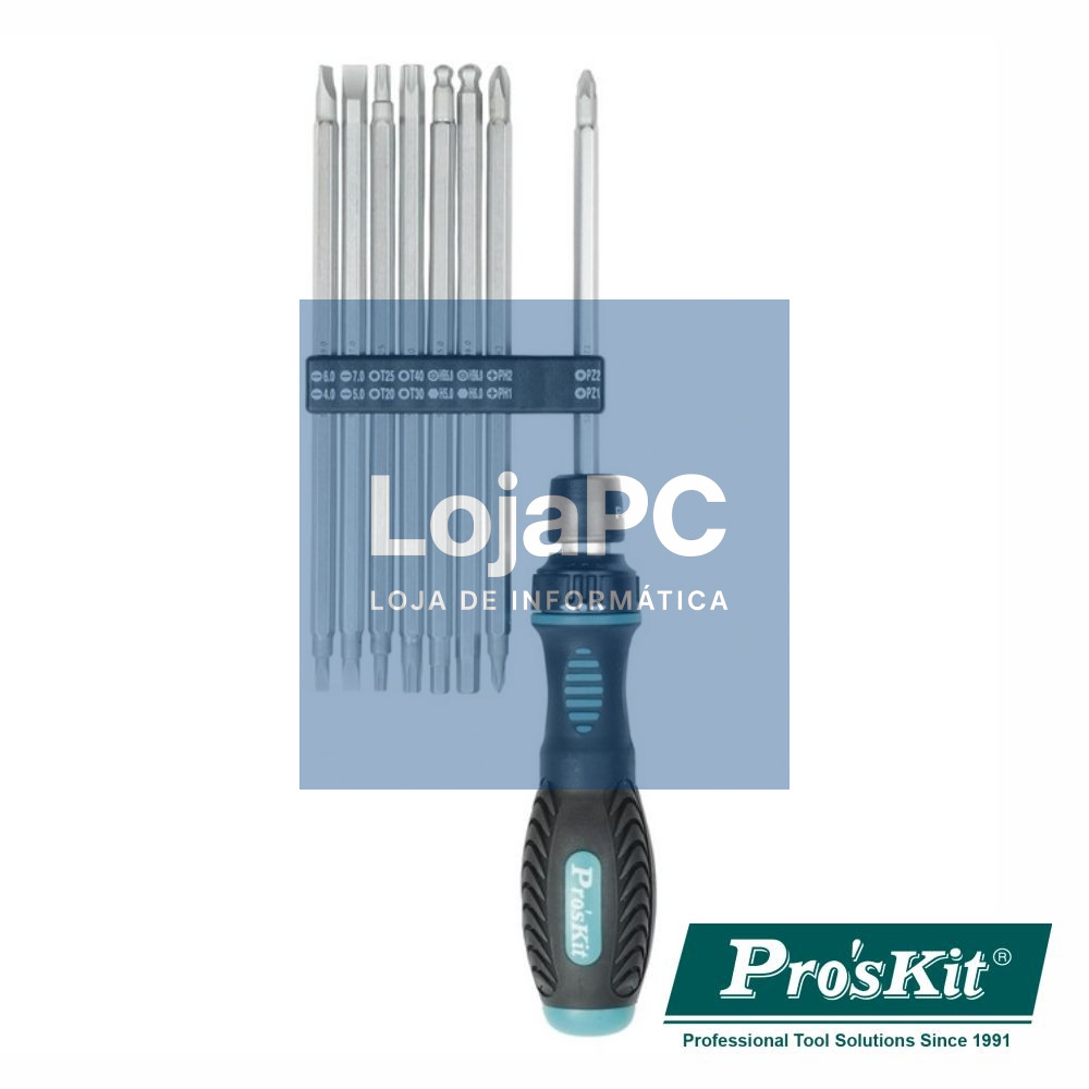Conjunto De Chave Roquete C/ 8 Pontas Duplas PROSKIT