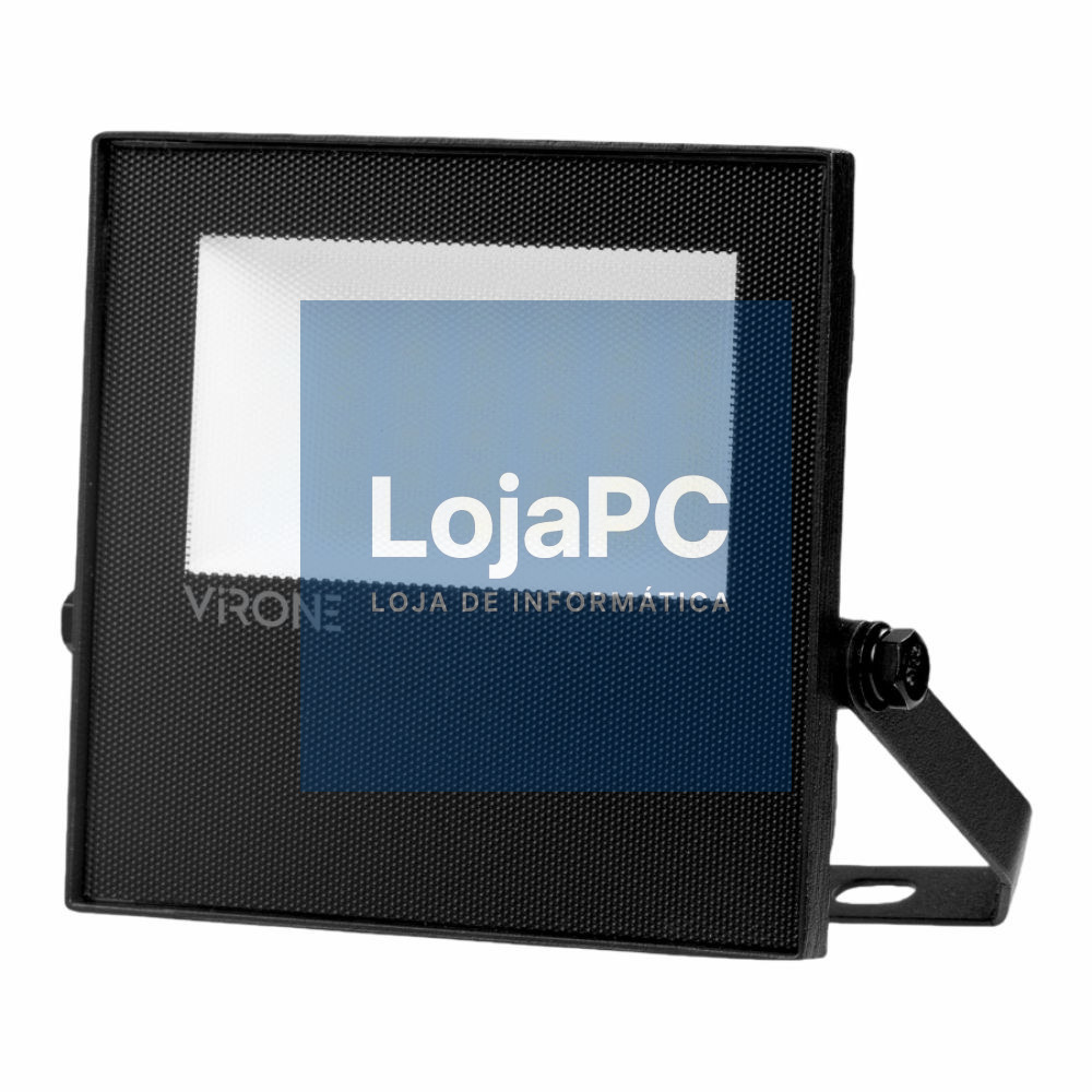Foco LED 20W 230V 4000K 1600lm Preto IP65 VIRONE