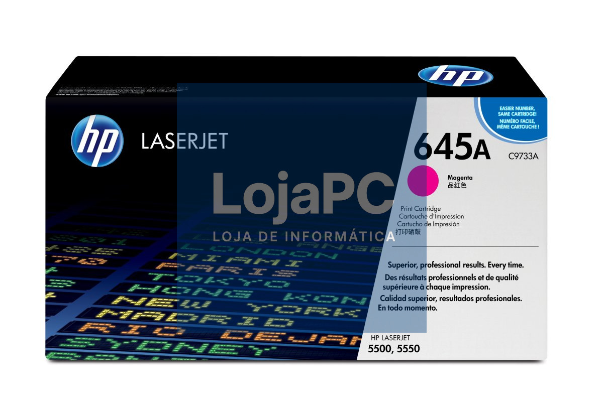 HP 645A original Colour LaserJet Toner cartridge C9733A magenta standard capacity 12.000 pages 1-pack
