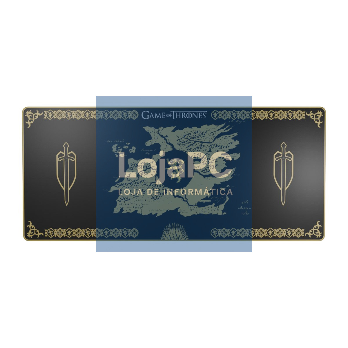 LEXIP X TSUME GAME OF THRONES LANNISTER Mouse Pad XXL Black
