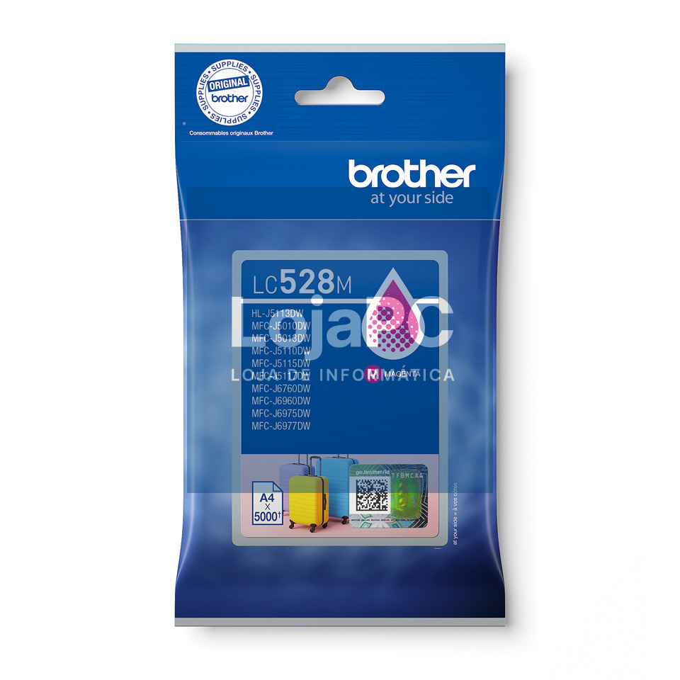 BROTHER LC528XLM Magenta Ink Cartridge HLJ5113DW MFCJ5115DW MFCJ6975DW