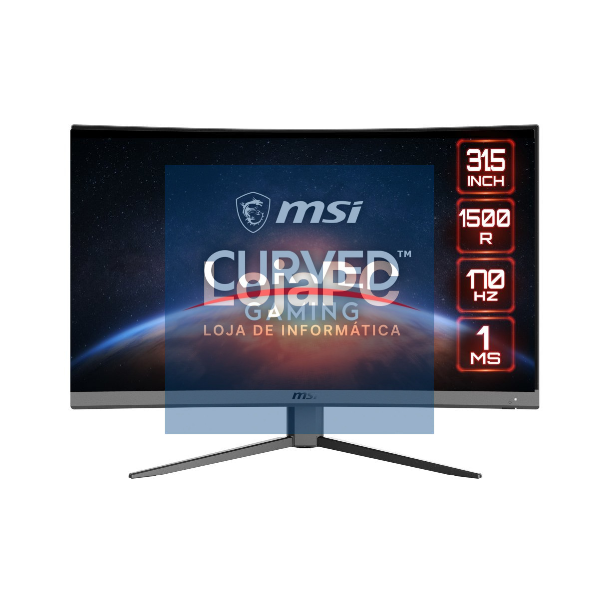 MSI AG G32CQ4 31.5INCH WQHD 170Hz 1ms DP HDMI USB