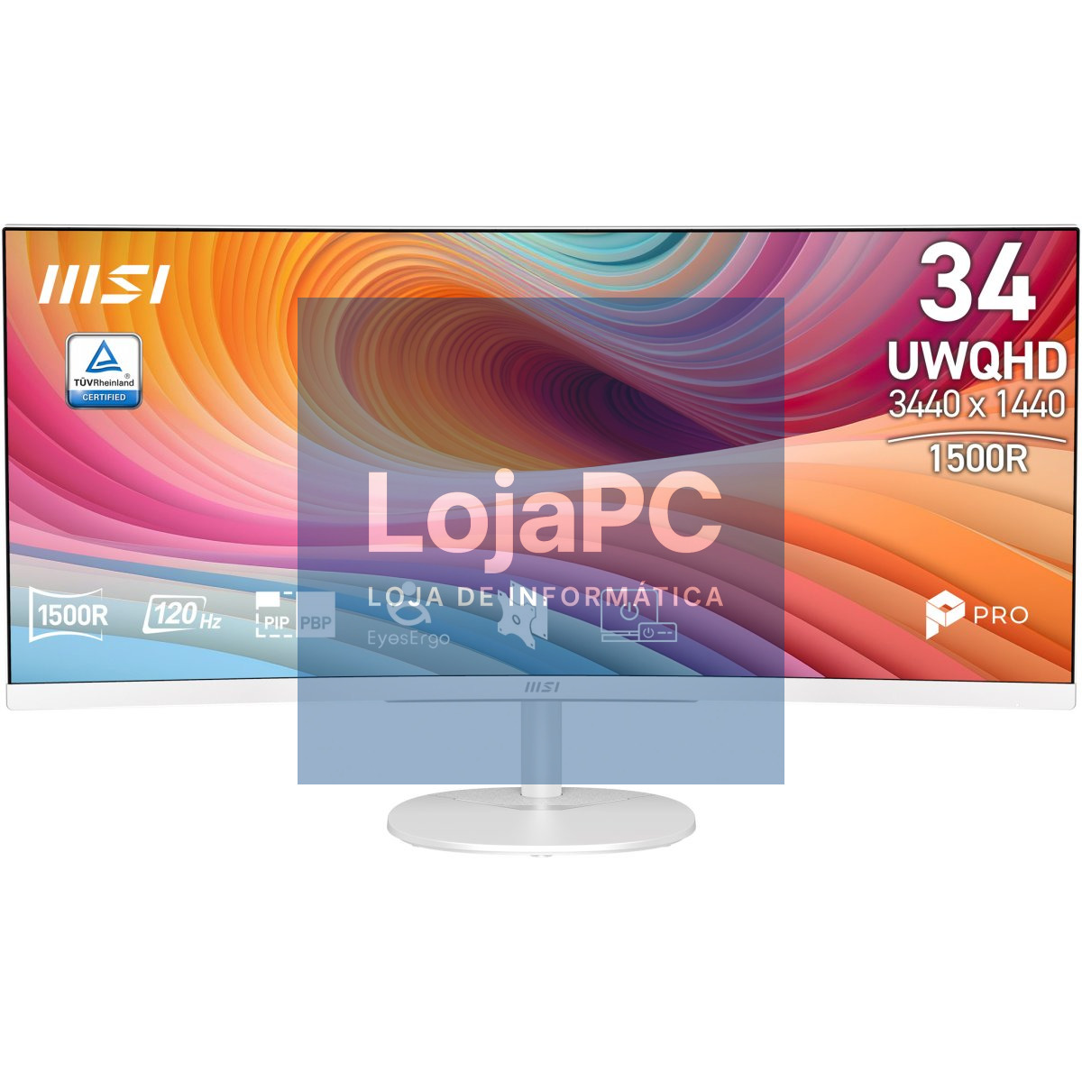 MSI PRO MP341CQW E12 34INCH VA Curve 120Hz 4ms HDMI DP MONITOR