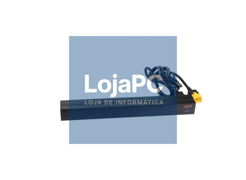 APC Basic Rack-Mount PDU Rack AC 208/230V input IEC 60320 C20 output connectors 12 power IEC 60320 C13 1U 19 2.49m cord BK