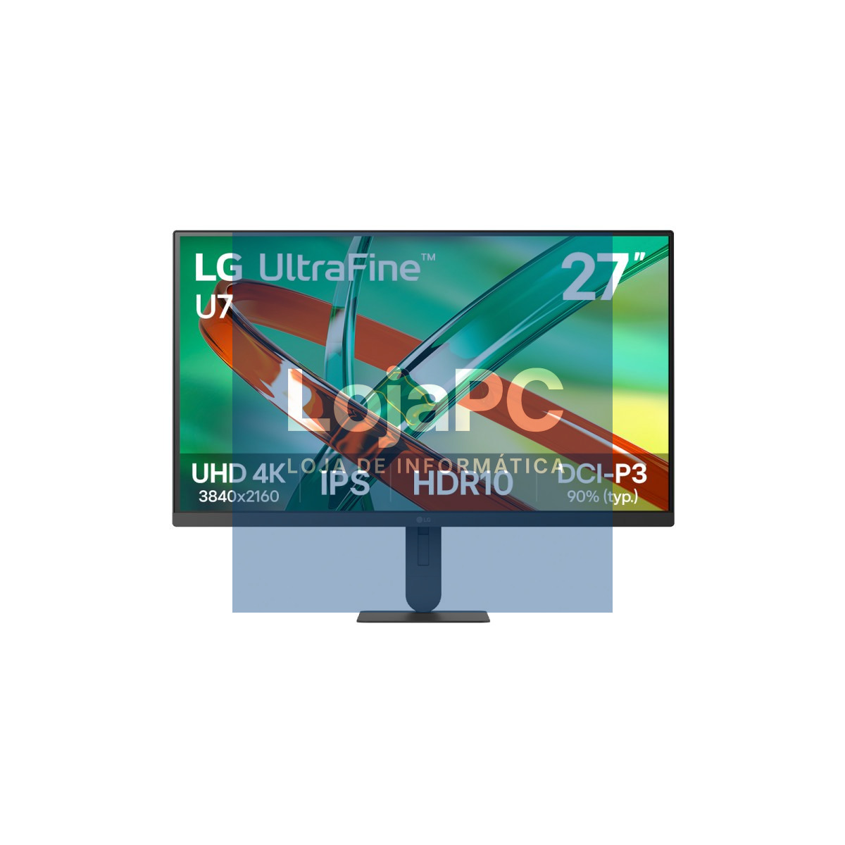 LG UltraFine 27U711B 27inch LCD w/o TV 16:9 1000:1 300cd/m2 5ms No Pivot No Speaker Plug and Play black