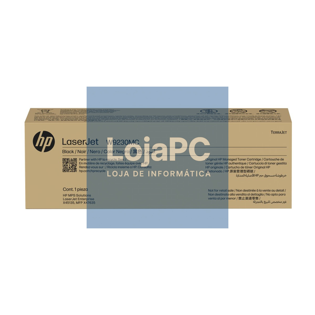 HP W9230MC Black Managed Original LaserJet Toner Cartridge