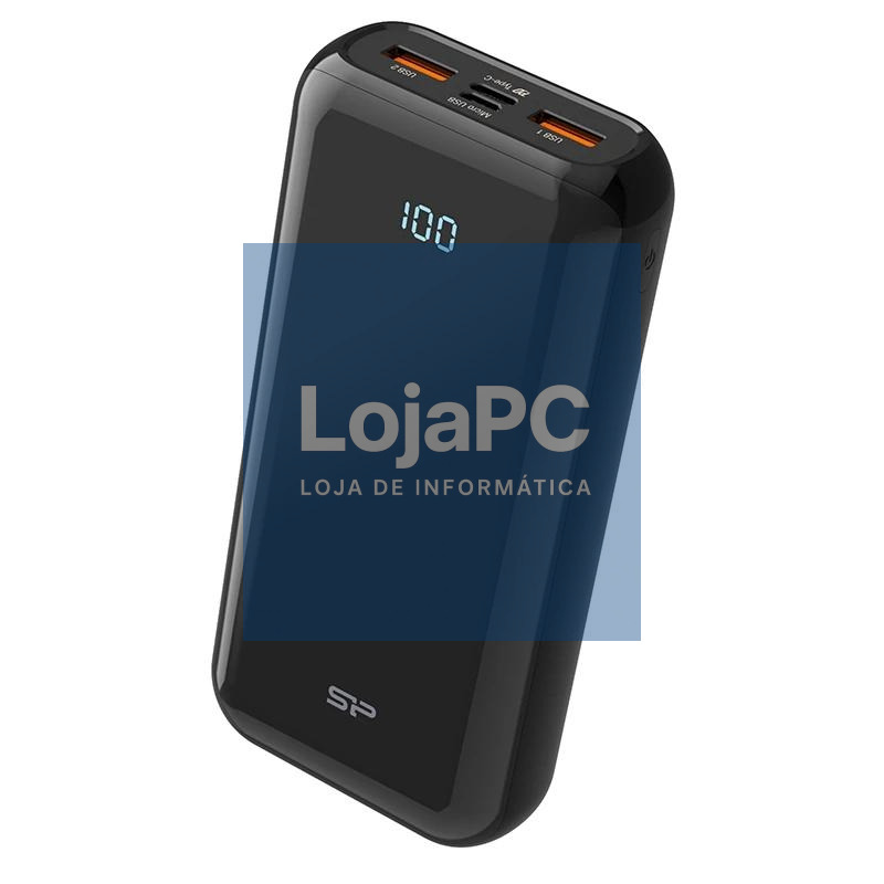 SP Powerbank QS28 20.000mAh QC Preto
