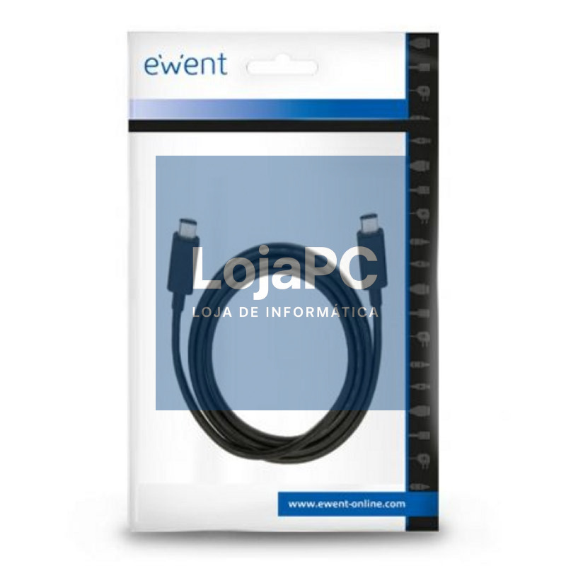 Ewent Cabo USB-C CARGA RÁPIDA 100W 20Gbps 4K 1m