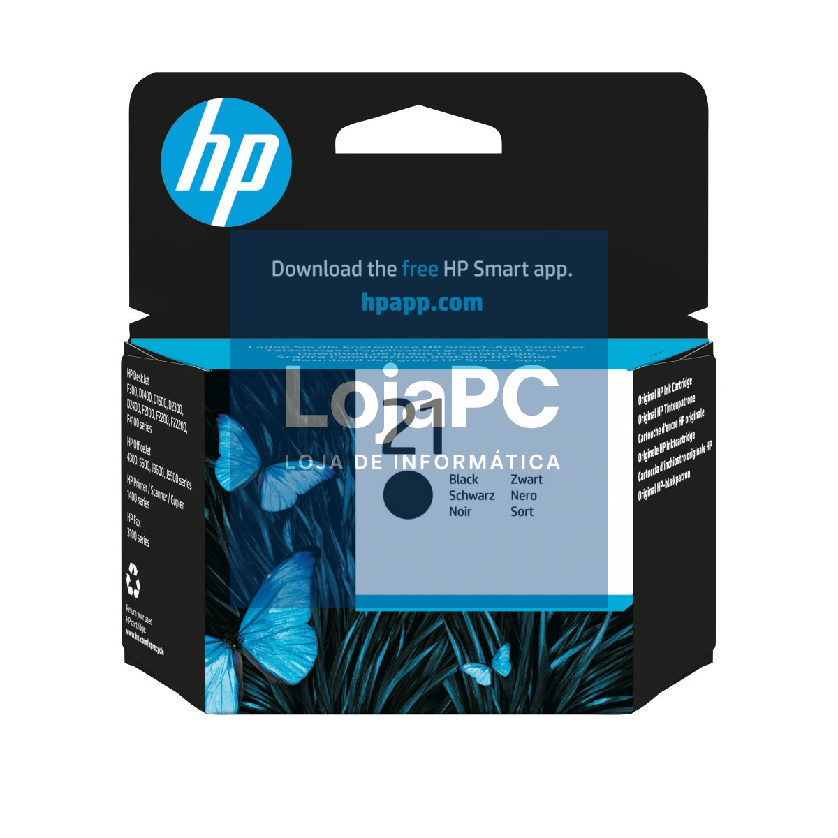 HP nr 21 original Ink cartridge C9351AE ABE black 5ml PSC 1410 Deskjet 3940