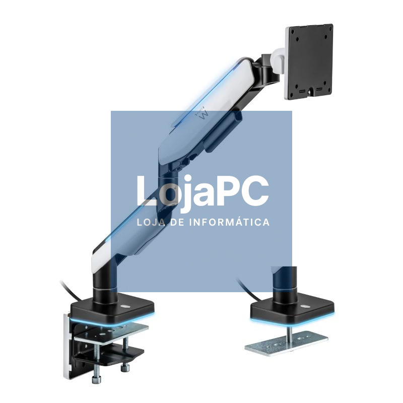 EWENT EW1509 Suporte monitor 0-49" com luces RGB