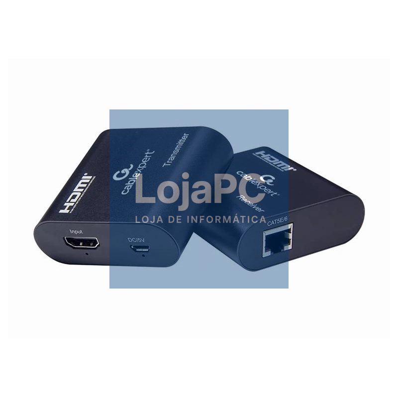 Gembird Extensor HDMI, 60 m, por cabo LAN CAT6