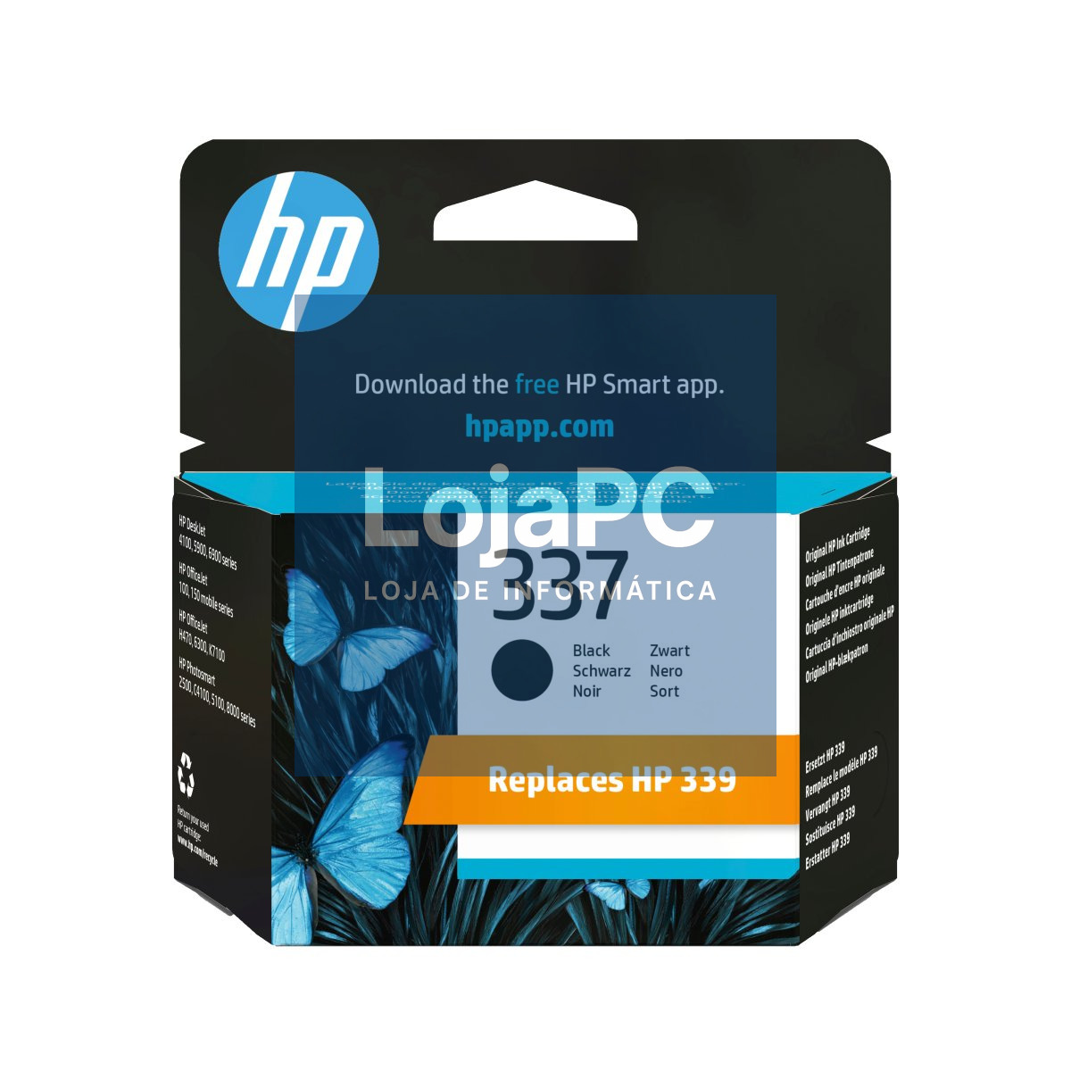 HP no 337 original Ink cartridge C9364EE ABE black 11ml Deskjet 5940 PhotoSmart 8050 ES