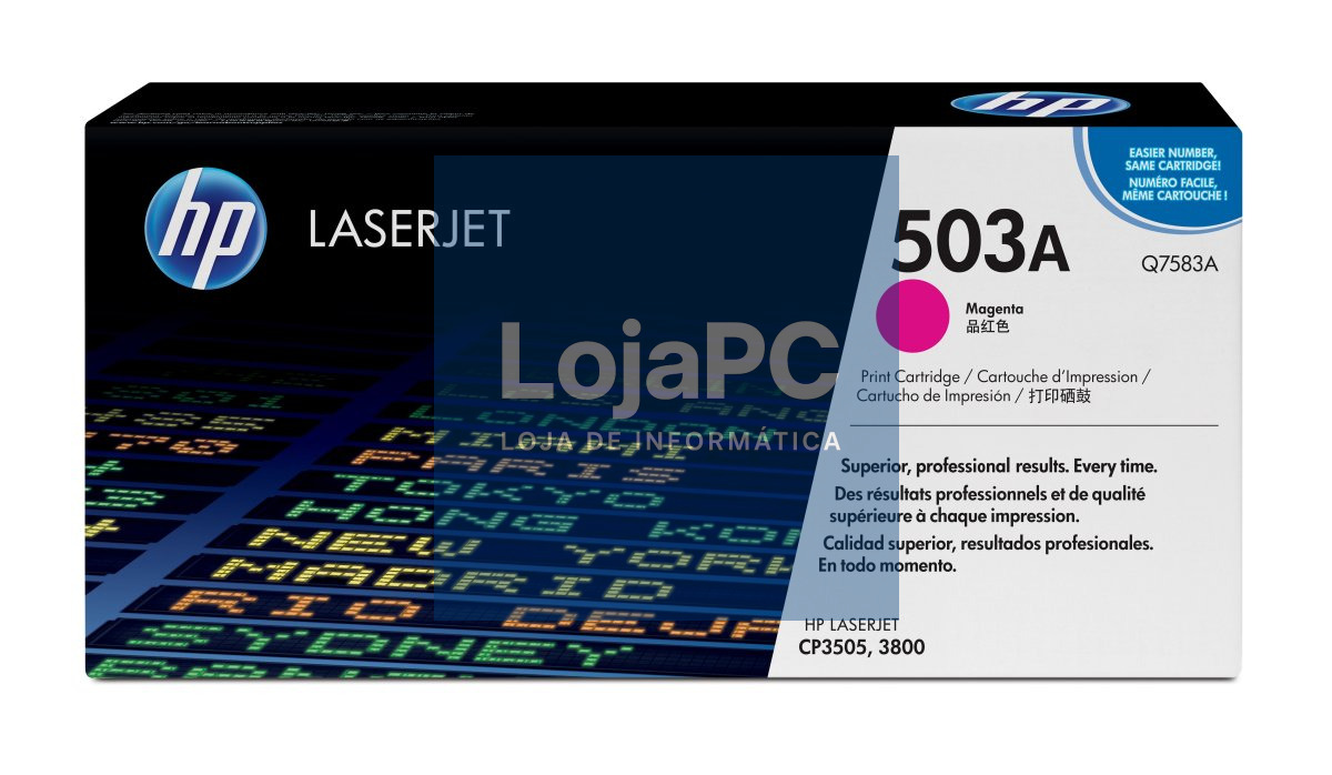 HP 503A Colour LaserJet original toner cartridge magenta standard capacity 6.000 pages 1-pack