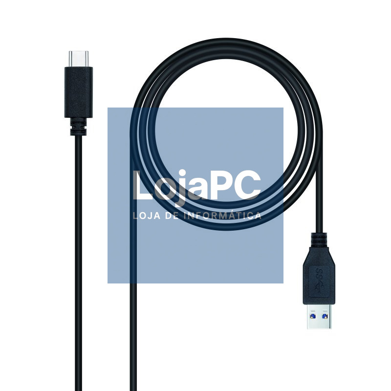 Nanocable Cabo USB 3.1 Gen2 USB-C/M-A/M 0,5 M