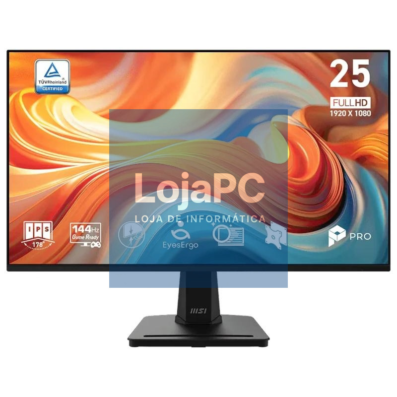 MSI MP251W E14L Monitor 24.5" IPS 144h VGA HDMI