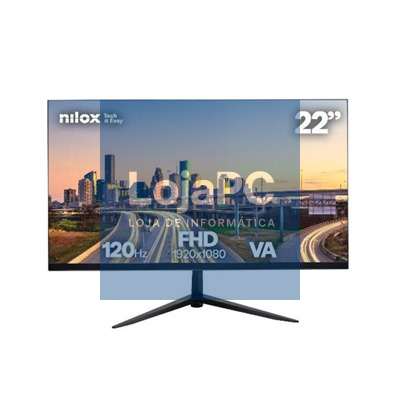 NILOX NXM22FHD1203 Monitor 22" VA 120Hz VGA HDMI
