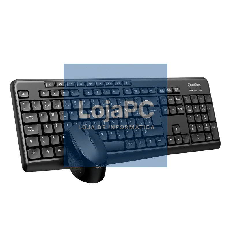 Coolbox Kit Teclado MM + Rato sem fios