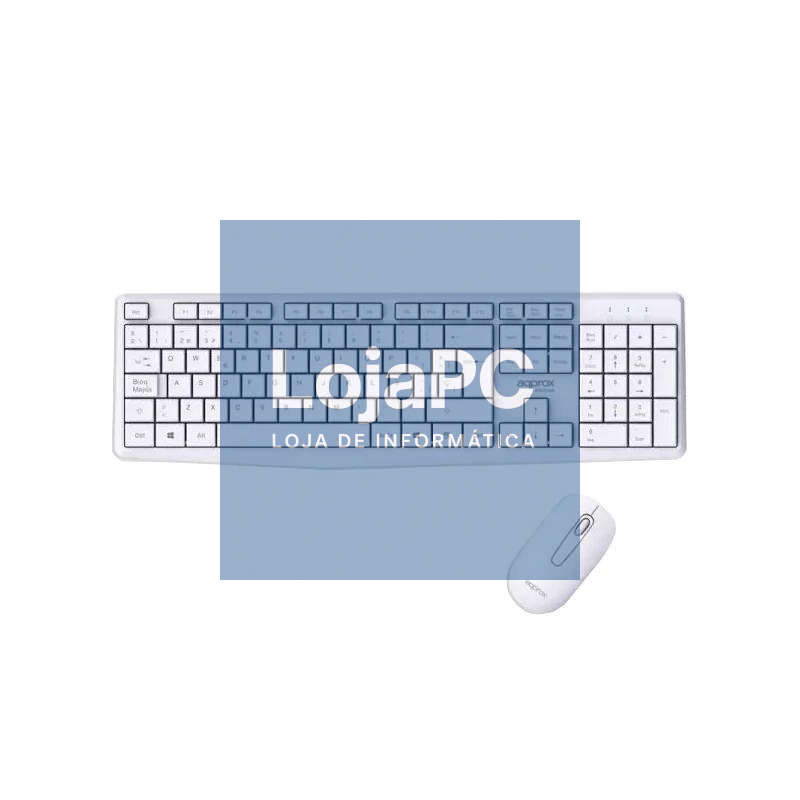 APPROX Teclado+rato inalamb X420W 1000DPI Branco