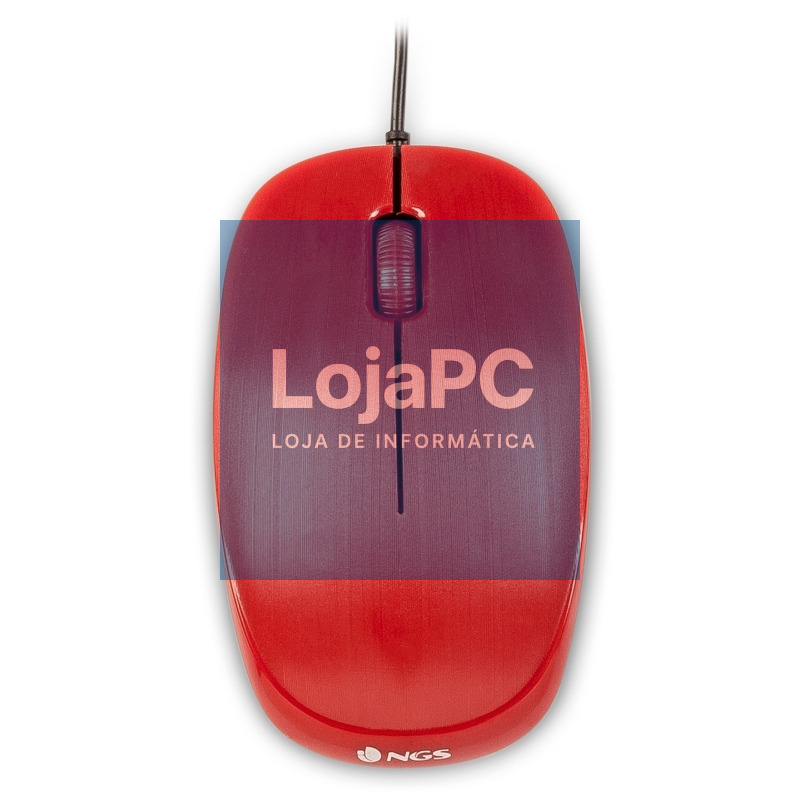 NGS Rato óptico Redflame 1000 Dpi Vermelho