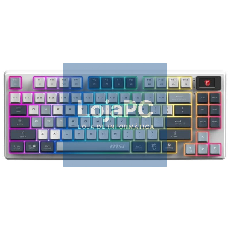 Msi Teclado FORGE GK600 TKL W SKY ES BT