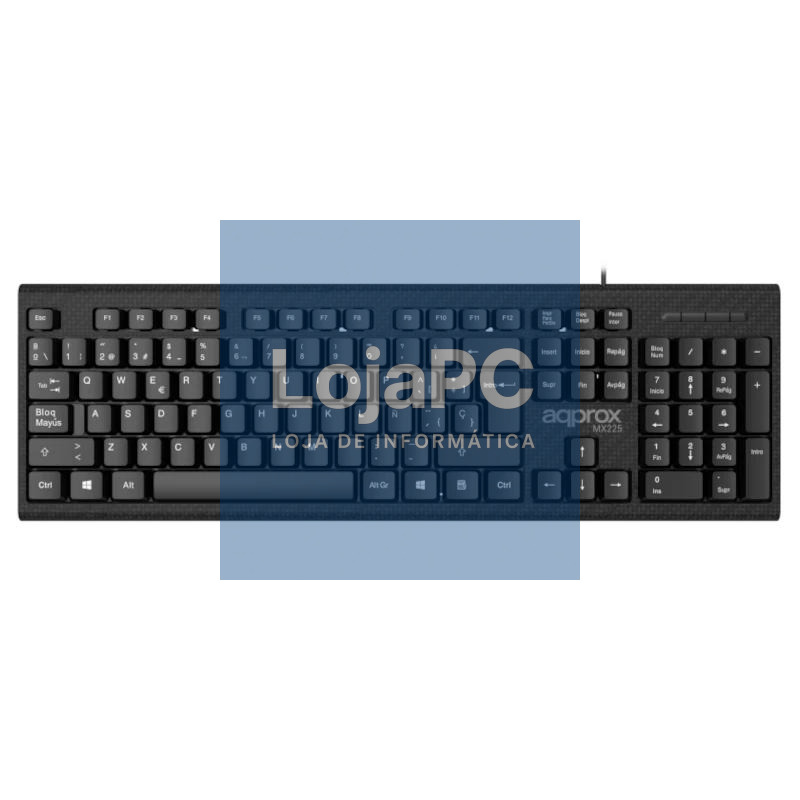Approx Teclado com fio USB 2.0