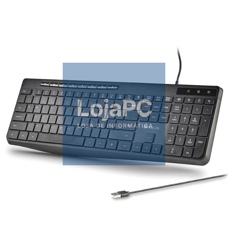 NGS Teclado USB SPECTRA Ultra Slim Silen. USB-A