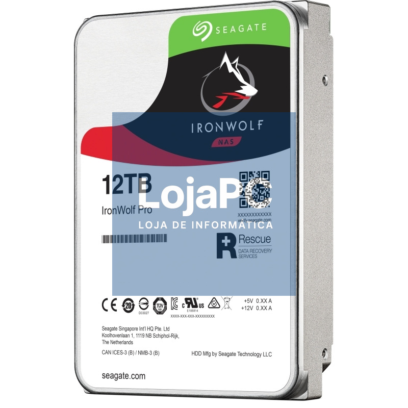 Seagate IronWolf NAS ST12000VN0008 12TB 3.5" SATA3