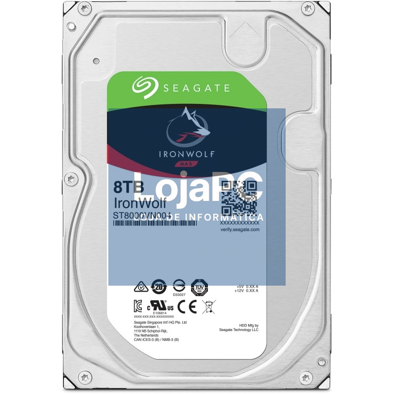 Seagate IronWolf NAS ST8000VN004 8TB 3.5" SATA3