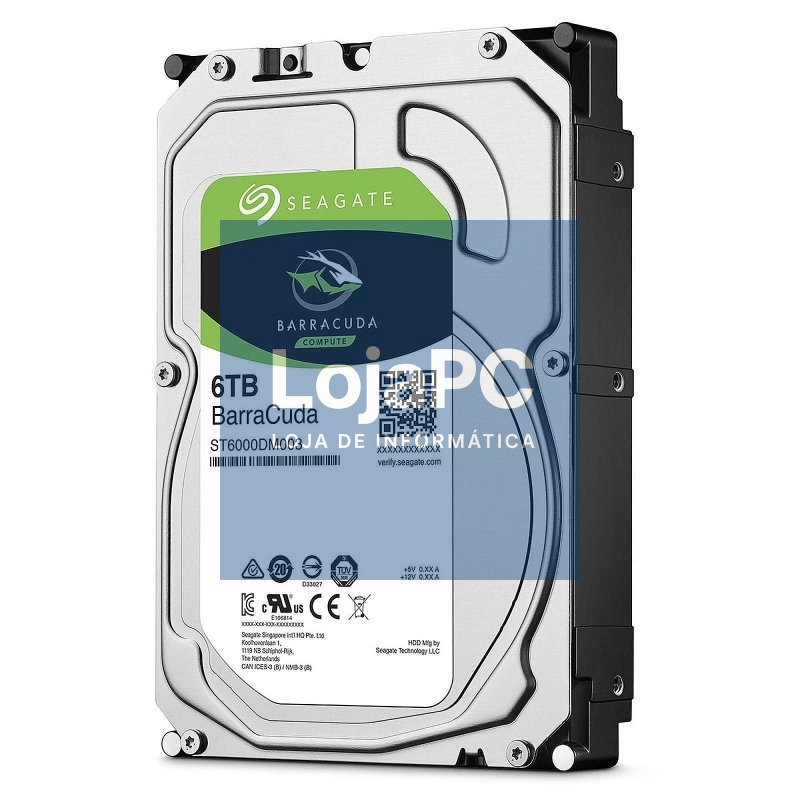 Seagate BarraCuda ST6000DM003 6TB 3.5" SATA3