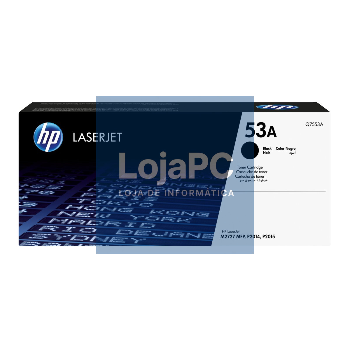 HP 53A original LaserJet Toner cartridge Q7553A black standard capacity 3.000 pages 1-pack