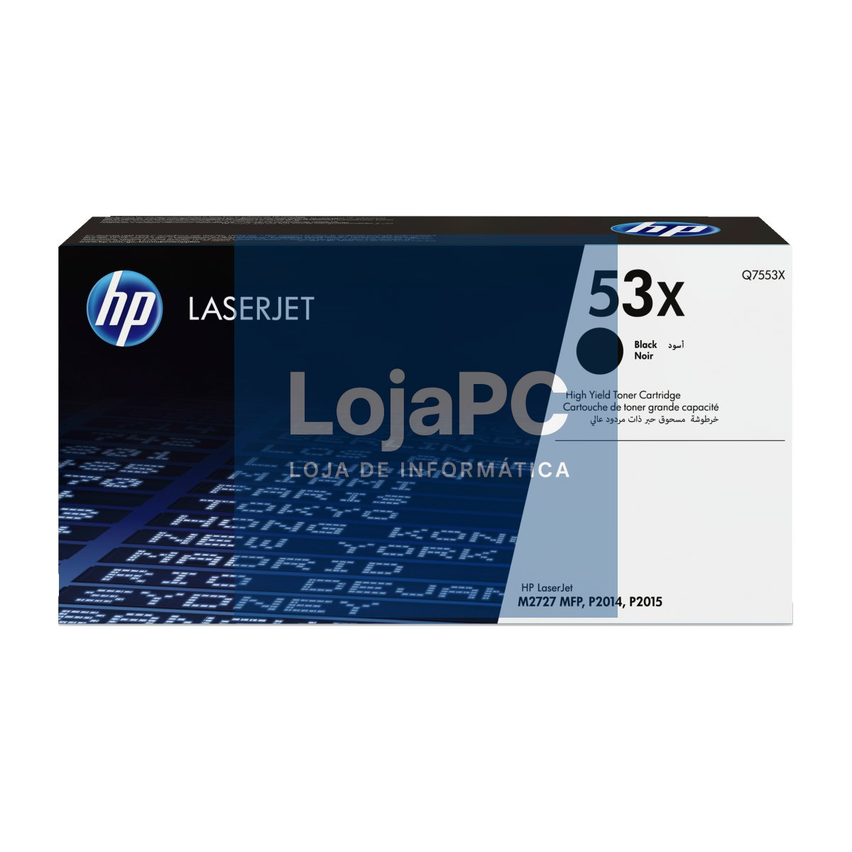 HP 53X original LaserJet Toner cartridge Q7553X black standard capacity 7.000 pages 1-pack
