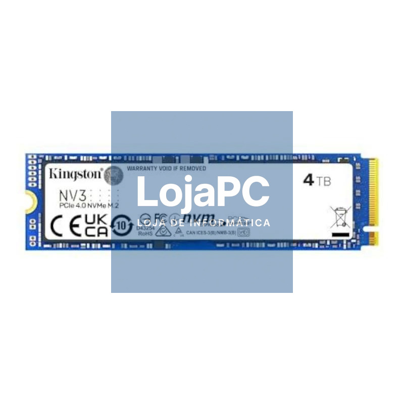 Kingston NV3 SSD 4TB PCIe NVMe Gen 4.0