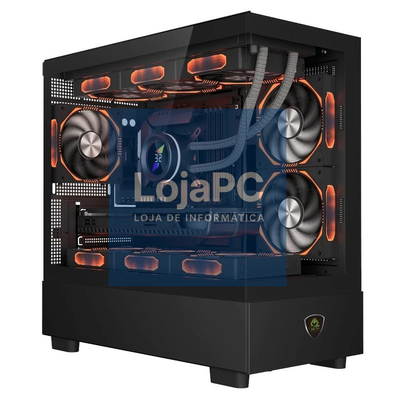 Keep Out Caixa M-atx XC-301 3FANS Usb3.0 Glass