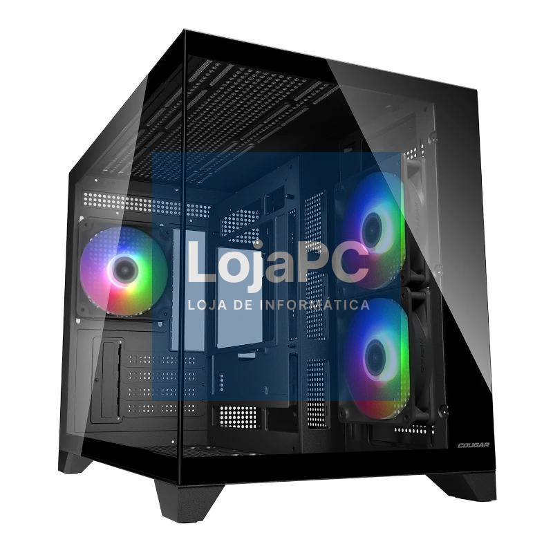 Cougar Caixa Semi-torre FV150 Mini Rgb Black