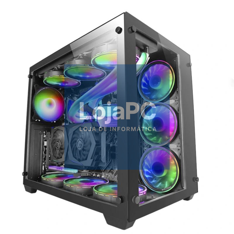 MARS GAMING Torre E-ATX MCV3 Premium XXL Black