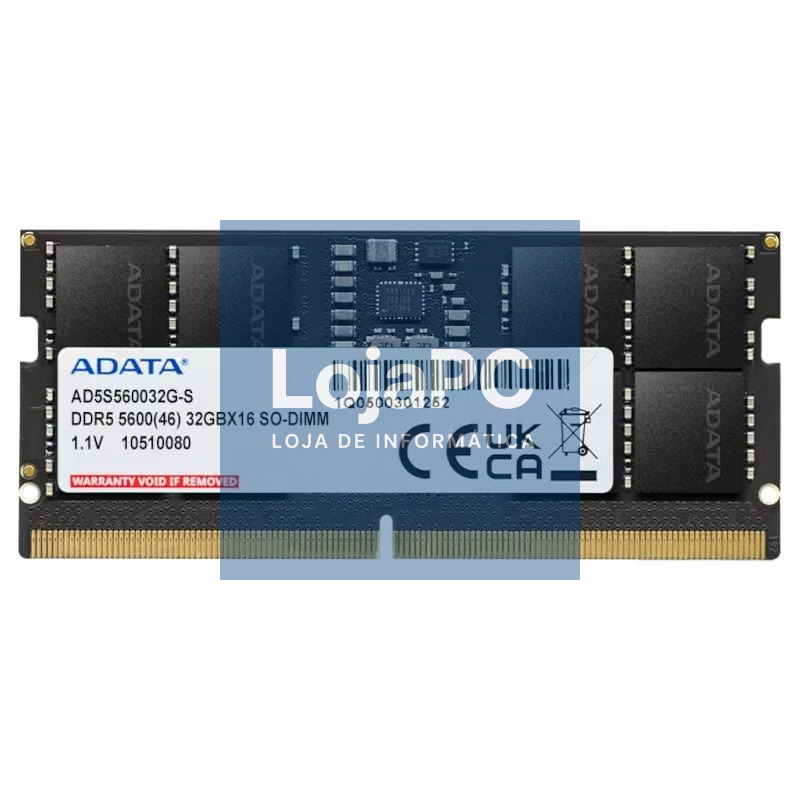 ADATA RAM AD5S560032G-S 32GB 5600Mhz DDR5 SODIMM