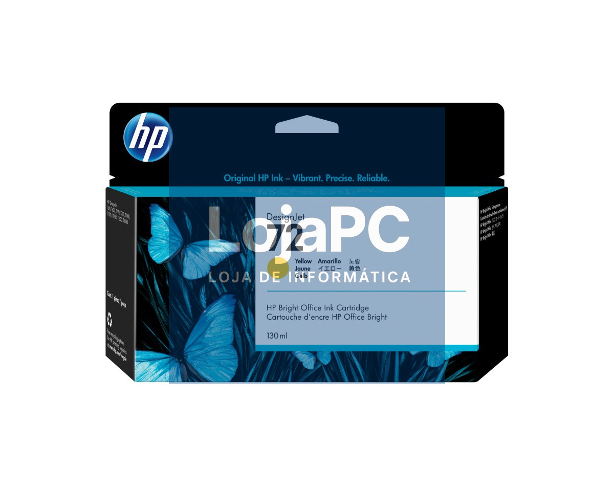 HP 72 original Ink cartridge C9373A yellow high capacity 130ml 1-pack