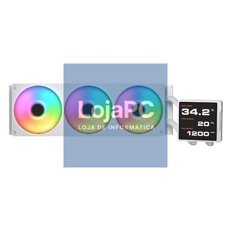 Cougar Ref. Liq Poseidon Vistek Pro ARGB 360 White